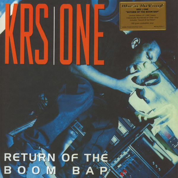 KRS-ONE – KRS-ONE – RETURN OF THE BOOM BAP 180GR./PRINTED INNERSLEEVES