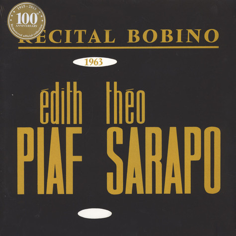 PIAF,EDITH – PIAF,EDITH – BOBINO 1963 PIAF ET SARAPO