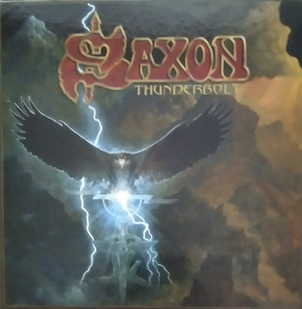 SAXON – SAXON – THUNDERBOLT CD+LP+CASSETTE+"EAGLE" PIN