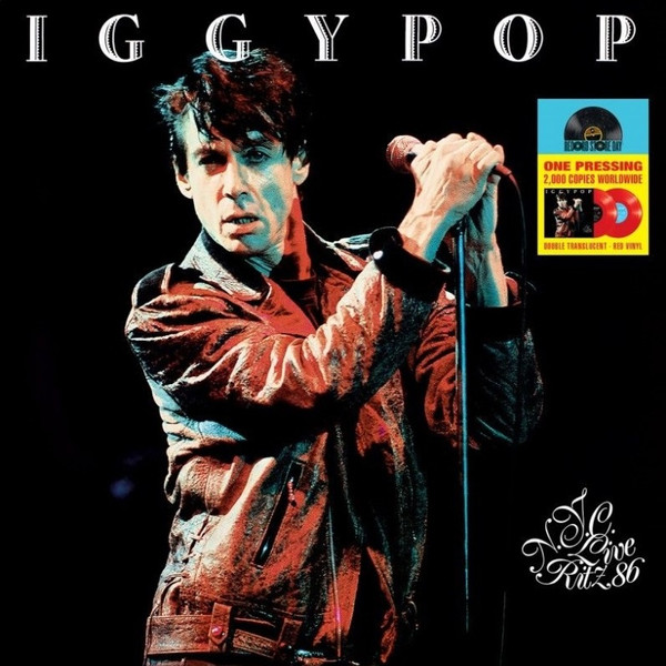 POP, IGGY – POP, IGGY – LIVE AT THE RITZ N.Y.'86 .. N.Y.'86 / TRANSLUCENT RED VINYL