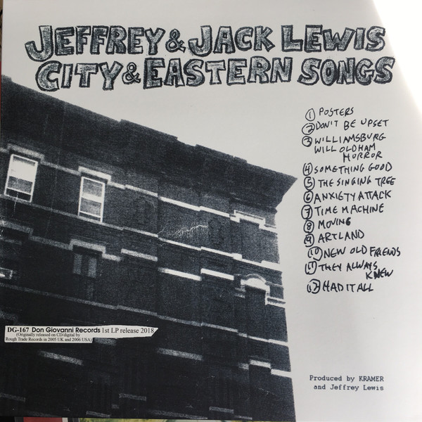 LEWIS, JEFFREY & JACK – LEWIS, JEFFREY & JACK – CITY & EASTERN SONGS PROD: KRAMER(LOW/BUTTHOLE SURFERS/DANIEL JOHNSTON)