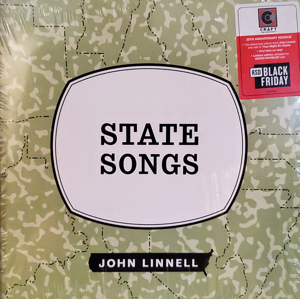 LINNELL, JOHN – LINNELL, JOHN – STATE SONGS BF 19 USA / GREEN MARBLE VINYL