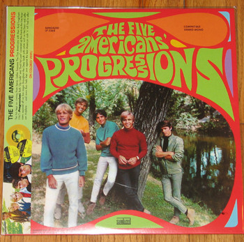 FIVE AMERICANS – FIVE AMERICANS – PROGRESSIONS -COLOURED- GOLD VINYL