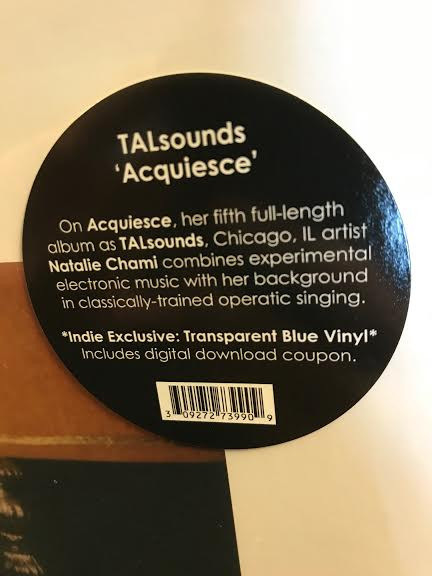 TALSOUNDS – TALSOUNDS – ACQUIESCE TRANSPARENT BLUE VINYL