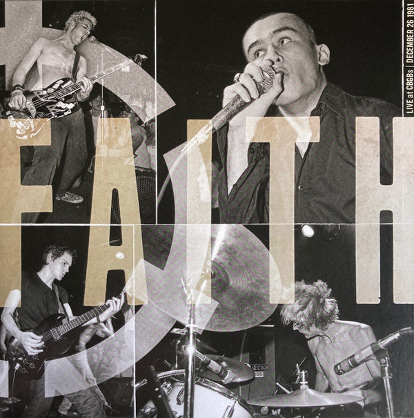 FAITH – FAITH – LIVE AT CBGB'S BLUE VINYL
