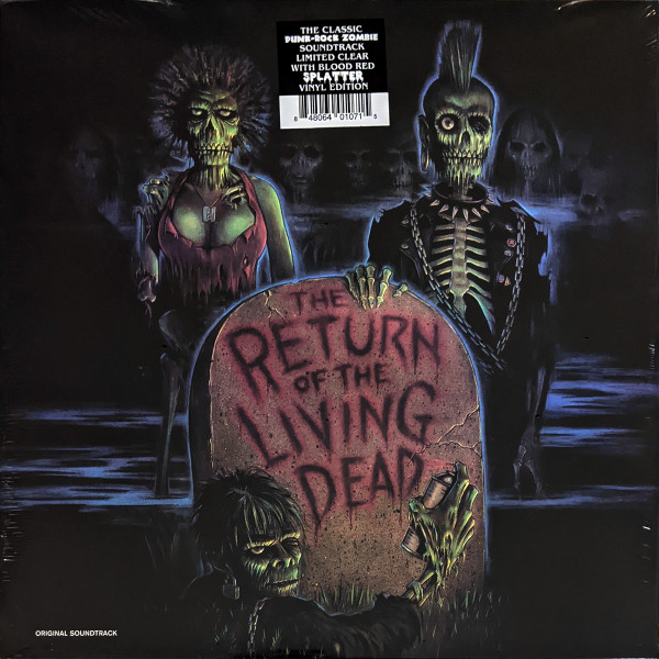 V/A – V/A – RETURN OF THE LIVING DEAD ..THE LIVING DEAD / CLEAR WITH BLOOD RED SPLATTER VINYL