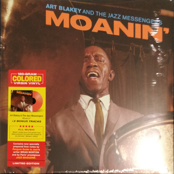 BLAKEY, ART AND THE JA... – BLAKEY, ART AND THE JA... – MOANIN' 180GR. SOLID RED VIRGIN VINYL