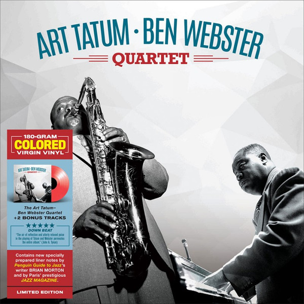 TATUM, ART & BEN W... – TATUM, ART & BEN W... – ART TATUM & BEN WE... .. BEN WEBSTER QUARTET/2 BONUS TRACKS/RED VINYL/180GR.