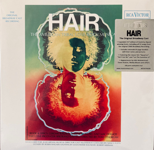 V/A – V/A – HAIR (ORIGINAL BROADWA... ..CAST)//180GR./8P BOOKLET/EXPANDED/BLACK VINYL