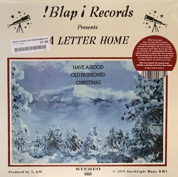 A LETTER HOME – A LETTER HOME – HAVE A GOOD OLD FASHIO... .. FASHIONED CHRISTMAS
