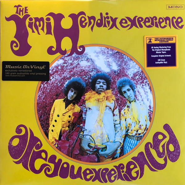 JIMI HENDRIX EXPERIENCE – JIMI HENDRIX EXPERIENCE – ARE YOU EXPERIENCED 180GR. / USA SLEEVE
