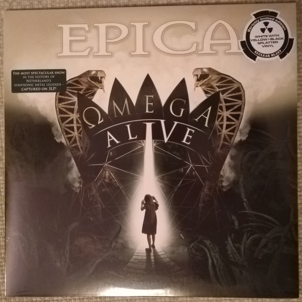 EPICA – EPICA – OMEGA ALIVE WHITE, YELLOW, BLACK SPLATTERED VINYL