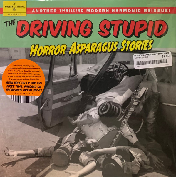 DRIVING STUPID – DRIVING STUPID – HORROR ASPARAGUS STORIES .. ASPARAGUS STORIES / ASPARAGUS GREEN VINYL
