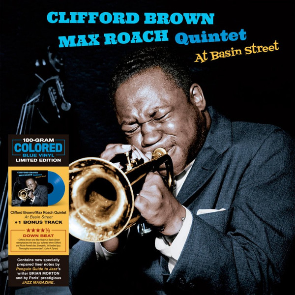 BROWN, CLIFFORD & ... – BROWN, CLIFFORD & ... – AT BASIN STREET 180GR. BLUE VINYL / 1 BONUS TRACK