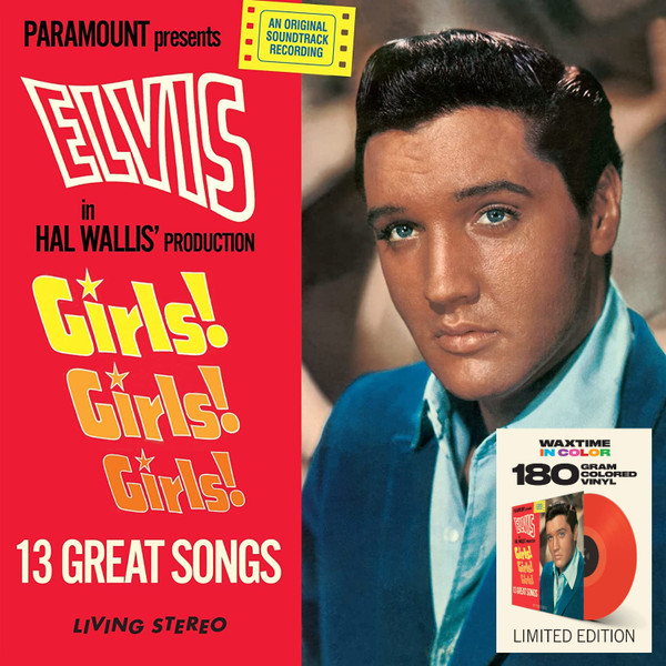 PRESLEY, ELVIS – PRESLEY, ELVIS – GIRLS! GIRLS! GIRLS! .. GIRLS! GIRLS! / 180GR. SOLID RED VINYL