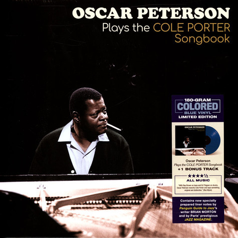 PETERSON, OSCAR – PETERSON, OSCAR – PLAYS THE COLE PORTER ... .. COLE PORTER SONGBOOK/1 BONUS TRACK/SOLID BLUE/180GR.