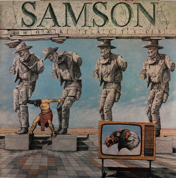 SAMSON – SAMSON – SHOCK TACTICS TRANSLUCENT GREEN VINYL / FT. BRUCE DICKINSON