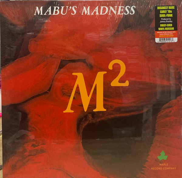 MABU'S MADNESS – MABU'S MADNESS – M-SQUARE FIRE ORANGE W/ BLACK STREAKS VINYL