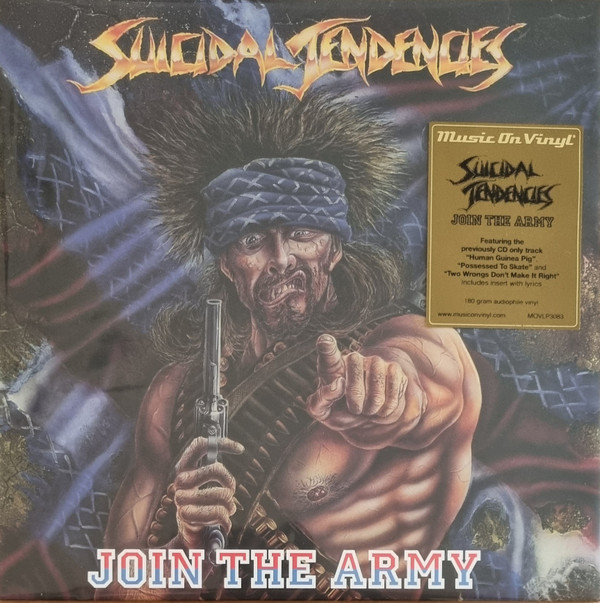 SUICIDAL TENDENCIES – SUICIDAL TENDENCIES – JOIN THE ARMY 180GR/INSERT/FT "HUMAN GUINEA PIG" (PREVIOUSLY CD ONLY)