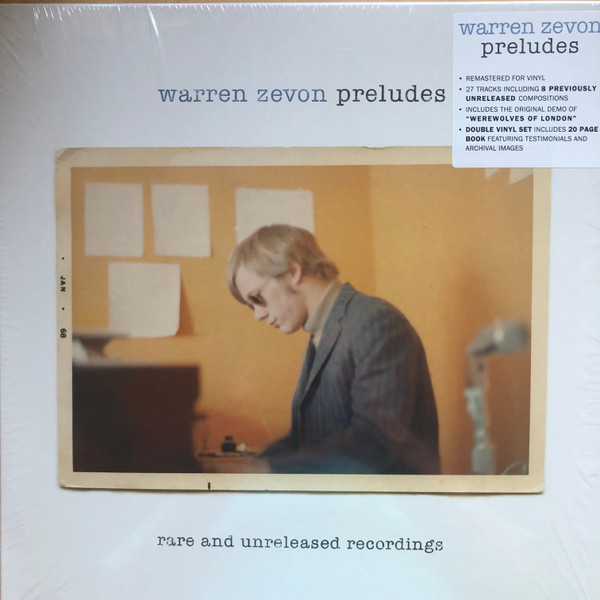 ZEVON, WARREN – ZEVON, WARREN – PRELUDES 20P BOOKLET