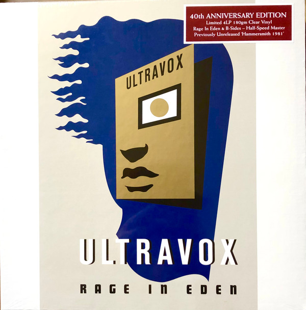 ULTRAVOX – ULTRAVOX – RAGE IN EDEN: 40TH ANN... .. 40TH ANNIVERSARY / 180GR. / CLEAR VINYL