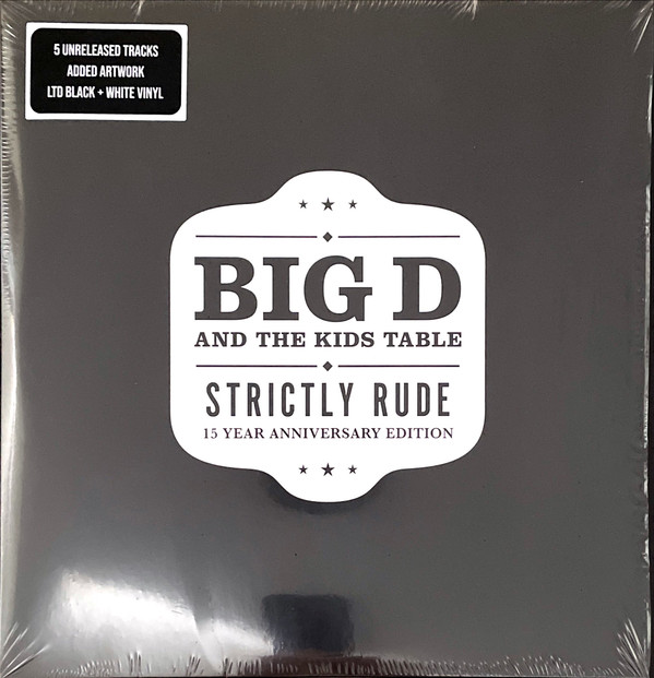 BIG D & THE KIDS T... – BIG D & THE KIDS T... – STRICTLY RUDE BLACK & WHITE VINYL / 5 BONUS TRACKS / INCL. POSTER