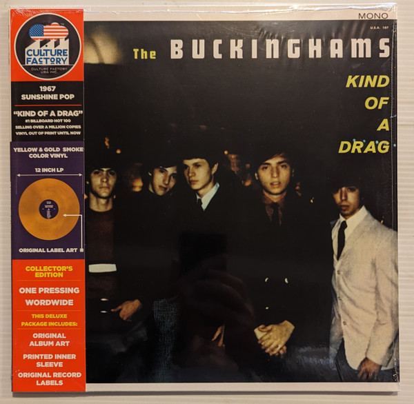 BUCKINGHAMS – BUCKINGHAMS – KIND OF A DRAG SUNSHINE YELLOW BURST VINYL