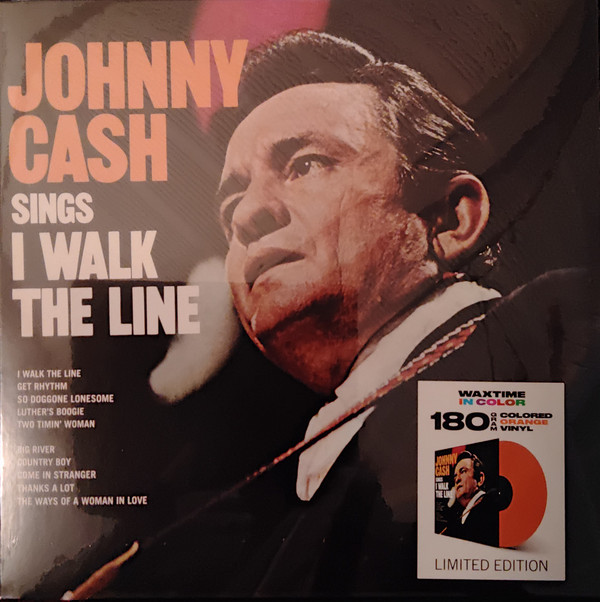 CASH, JOHNNY – CASH, JOHNNY – SINGS I WALK THE LINE ..THE LINE / 180GR. ORANGE VINYL / INCL. 4 BONUS TRACKS