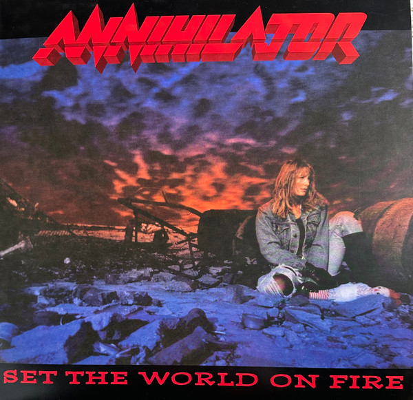 ANNIHILATOR – ANNIHILATOR – SET THE WORLD ON FIRE 180GR./INSERT/FT. "KNIGHT JUMPS QUEEN"/BLACK VINYL
