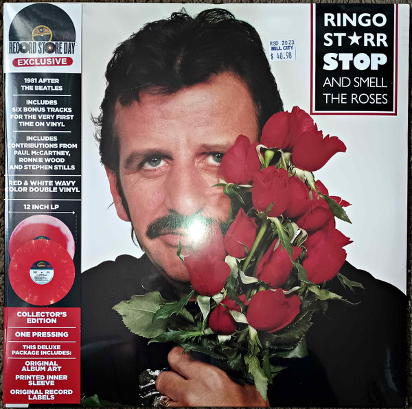 STARR, RINGO – STARR, RINGO – STOP AND SMELL THE ROSES .. THE ROSES / RED & WHITE VINYL / RSD 23