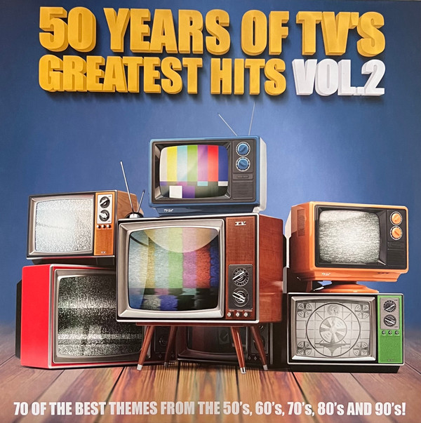 V/A – V/A – 50 YEARS OF TV'S GREAT... .. GREATEST HITS VOL.2 /YELLOW & GREY SPLATTER / RSD 23