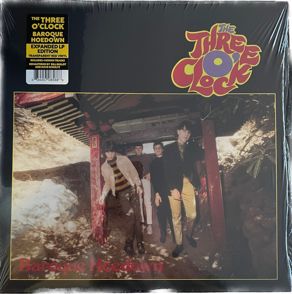 THREE OCLOCK – THREE OCLOCK – BAROQUE HOEDOWN .. HOEDOWN / TRANSLUCENT RED VINYL