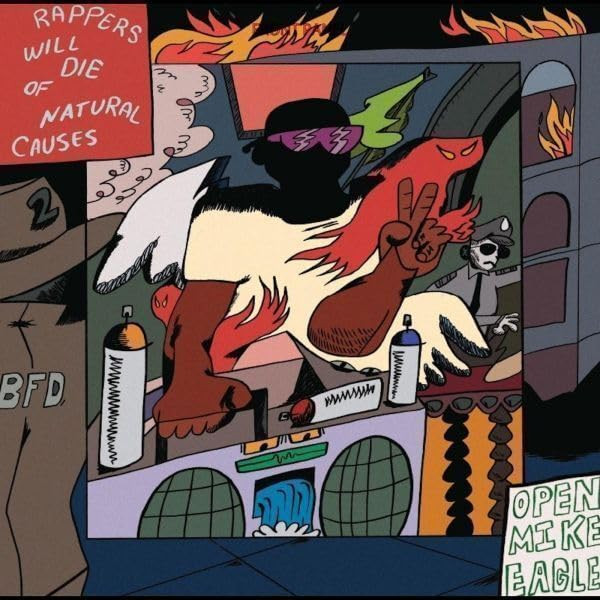 OPEN MIKE EAGLE – OPEN MIKE EAGLE – RAPPERS WILL DIE OF NA... .. DIE OF NATURAL CAUSES / SILVER VINYL