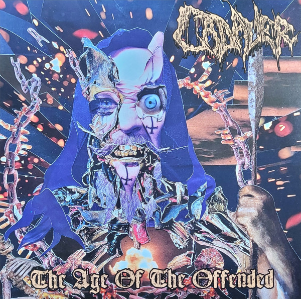 CADAVER – CADAVER – AGE OF THE OFFENDED .. OFFENDED /BLUE WITH ORNAGE, BLACK SPLATTER