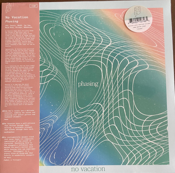 NO VACATION – NO VACATION – PHASING COKE BOTTLE CLEAR/CLOUDY VINYL
