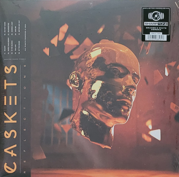 CASKETS – CASKETS – REFLECTIONS CORONA ORANGE WHITE VINYL