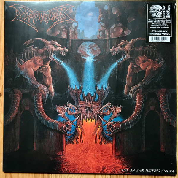 DISMEMBER – DISMEMBER – LIKE AN EVER FLOWING S... .. STREAM /1991 MASTER CYAN COLOURED VINYL