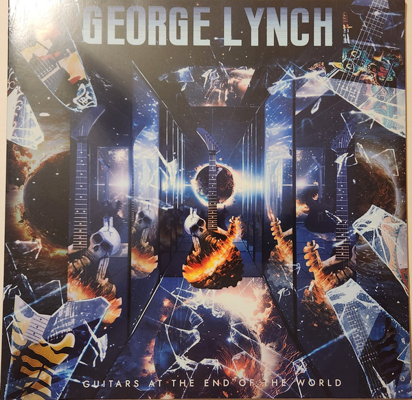 LYNCH, GEORGE – LYNCH, GEORGE – GUITARS AT THE END OF ... .. THE WORLD / COLORED VINYL, BLUE/BLACK, POSTER