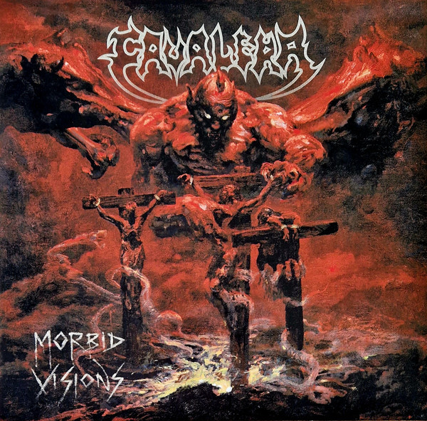 CAVALERA – CAVALERA – MORBID VISIONS TRANSPARENT RED ORANGE BLACK SPLATTER