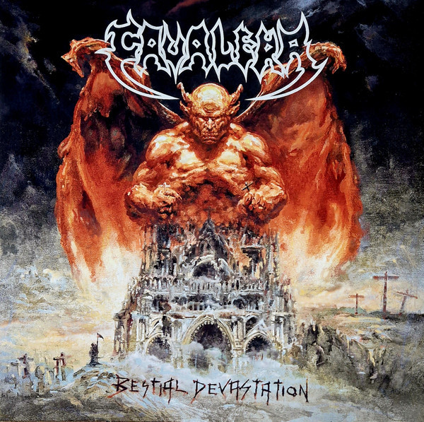 CAVALERA – CAVALERA – BESTIAL DEVASTATION .. DEVASTATION / TRANSPARENT BLACK RED SPLATTER