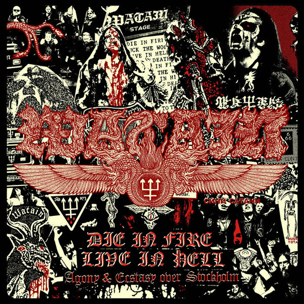 WATAIN – WATAIN – DIE IN FIRE - LIVE IN ... TRANSPARENT YELLOW & TRANSPARENT RED VINYL