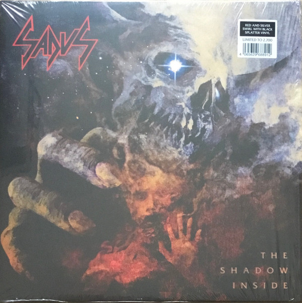 SADUS – SADUS – SHADOW INSIDE RED SILVER SWIRL WITH BLACK SPLATTER