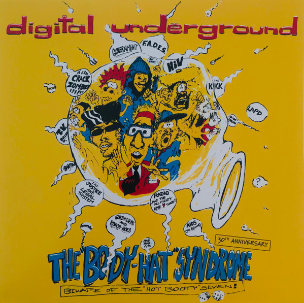 DIGITAL UNDERGROUND – DIGITAL UNDERGROUND – BODY HAT SYNDROME .. SYNDROME / BLF 23 / YELLOW LP & COMIC BOOK