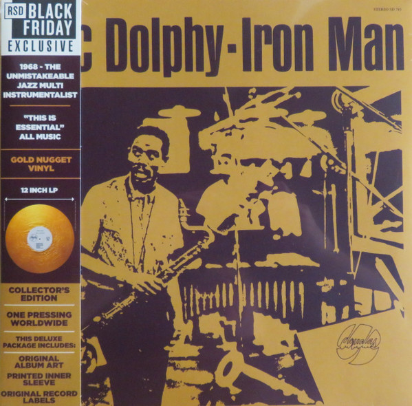 DOLPHY, ERIC – DOLPHY, ERIC – IRON MAN MARBLE GOLD & BLACK VINYL / BLF 23