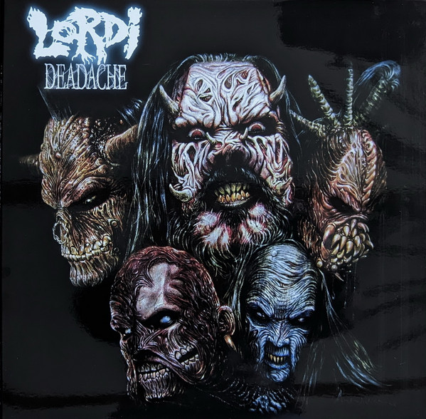 LORDI – LORDI – DEADACHE 180GR./GATEFOLD/BOOKLET/666 CPS SILVER & BLACK MARBLED