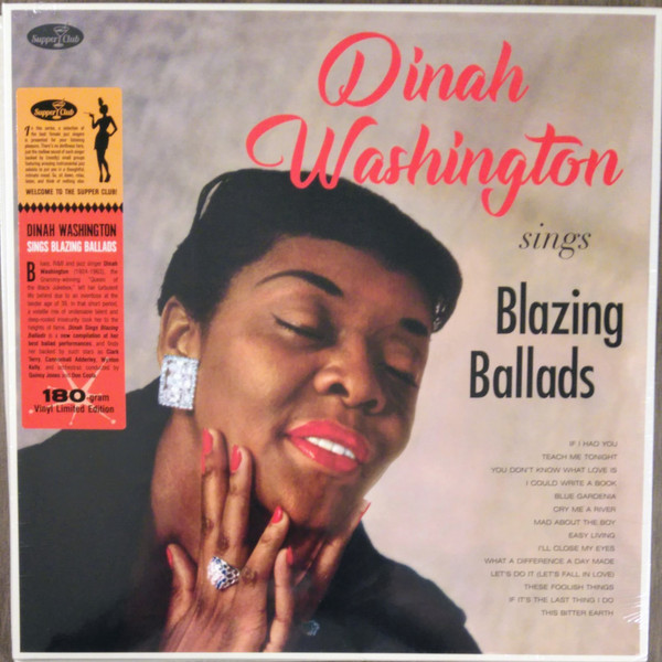 WASHINGTON, DINAH – WASHINGTON, DINAH – SINGS BLAZING BALLADS .. BALLADS / 180GR.