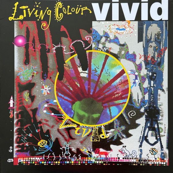 LIVING COLOUR – LIVING COLOUR – VIVID 180GR./INSERT/FT. MICK JAGGER & CHUCK D/BLACK VINYL