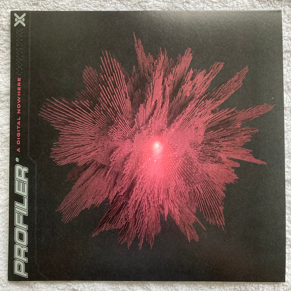 PROFILER – PROFILER – A DIGITAL NOWHERE .. NOWHERE / RED WITH BLACK SPLATTER