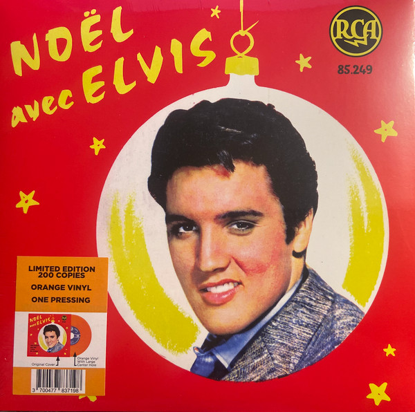 PRESLEY, ELVIS – PRESLEY, ELVIS – 7-NOEL AVEC ELVIS ORANGE