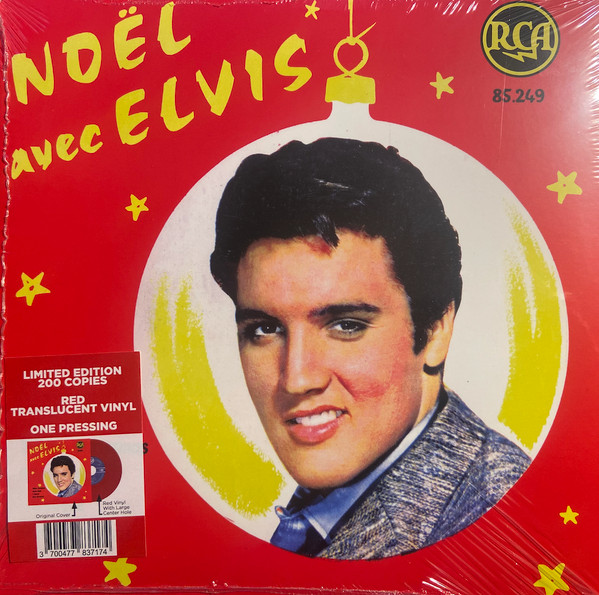 PRESLEY, ELVIS – PRESLEY, ELVIS – 7-NOEL AVEC ELVIS RED